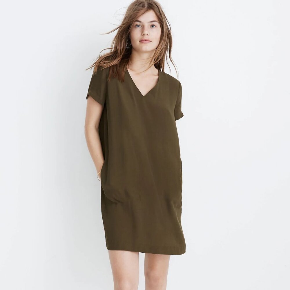 Madewell Button-Back Easy Dress